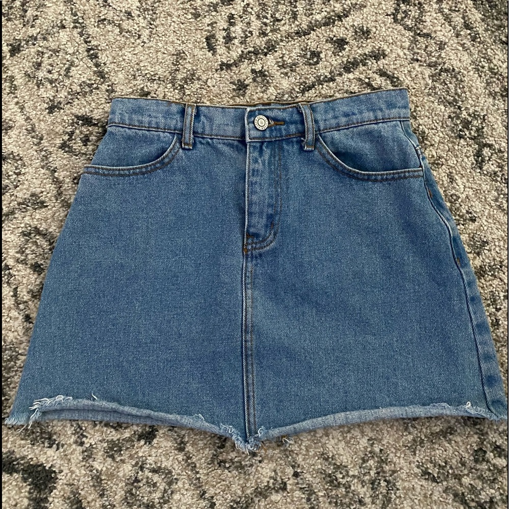 Denim Mini Skirt